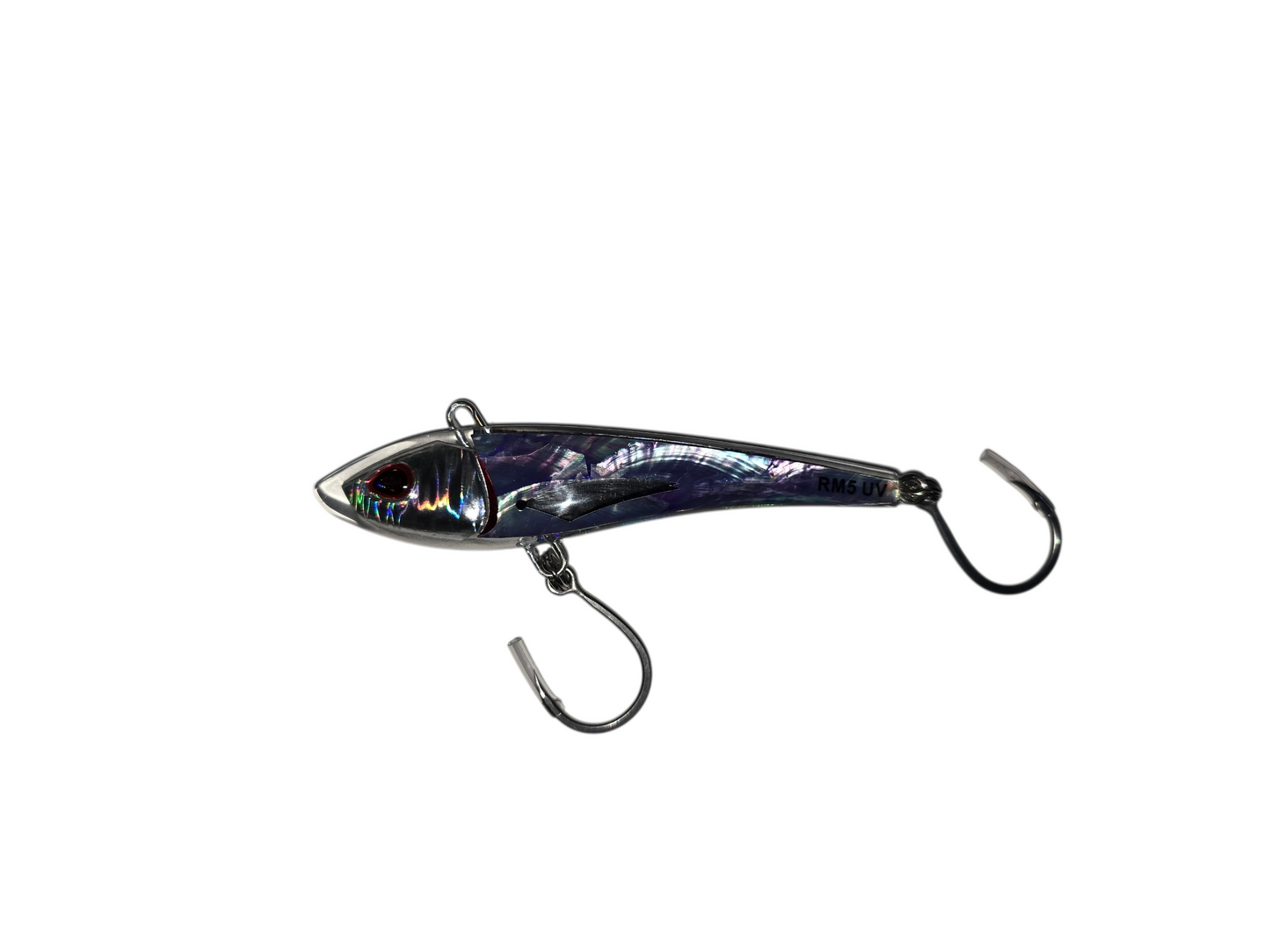 RM5 Solid Resin blue Abalone 5'' Inch UV Minnow Lure