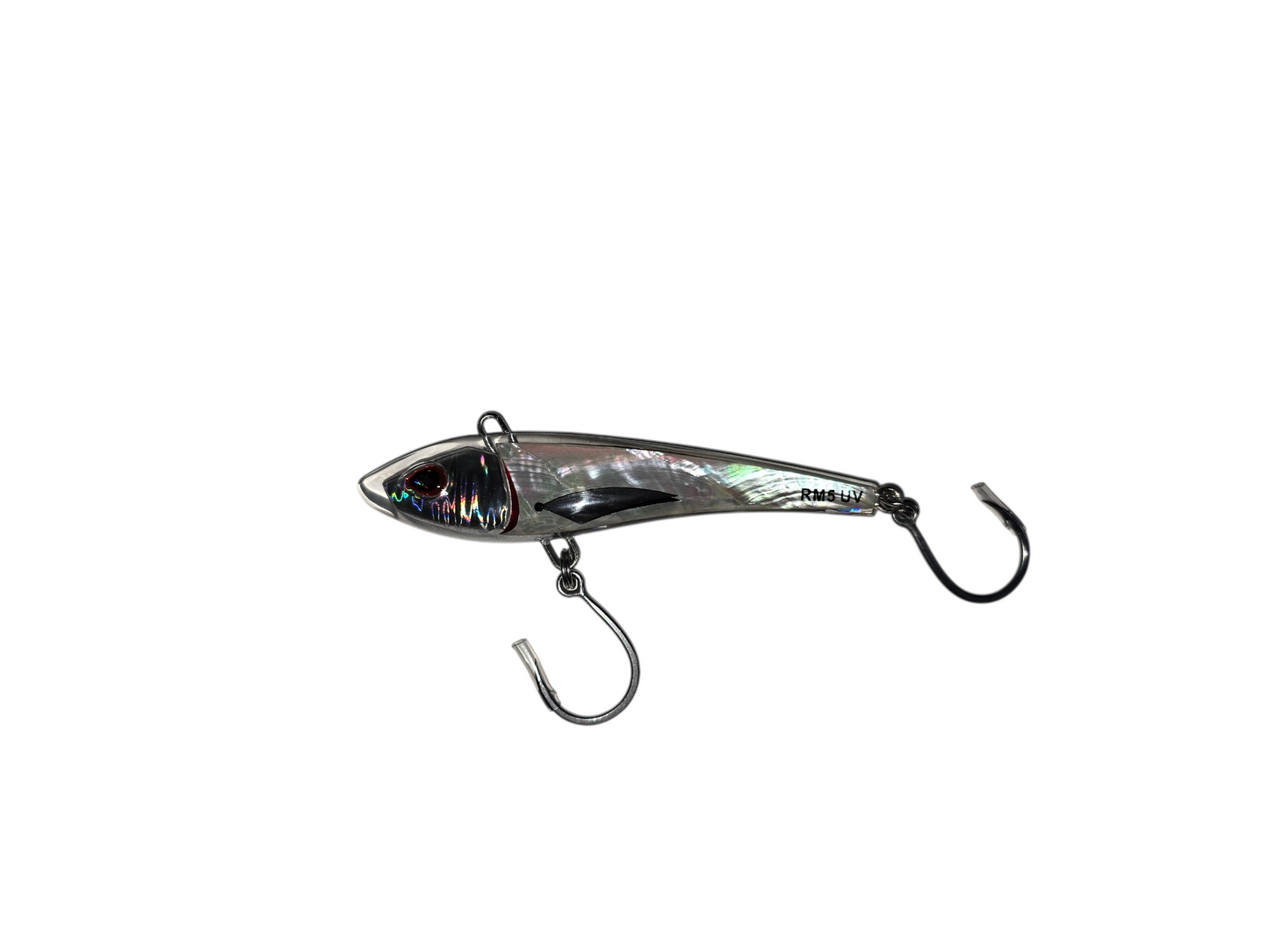 RM5 Solid Resin White Abalone 5'' Inch UV Minnow Lure